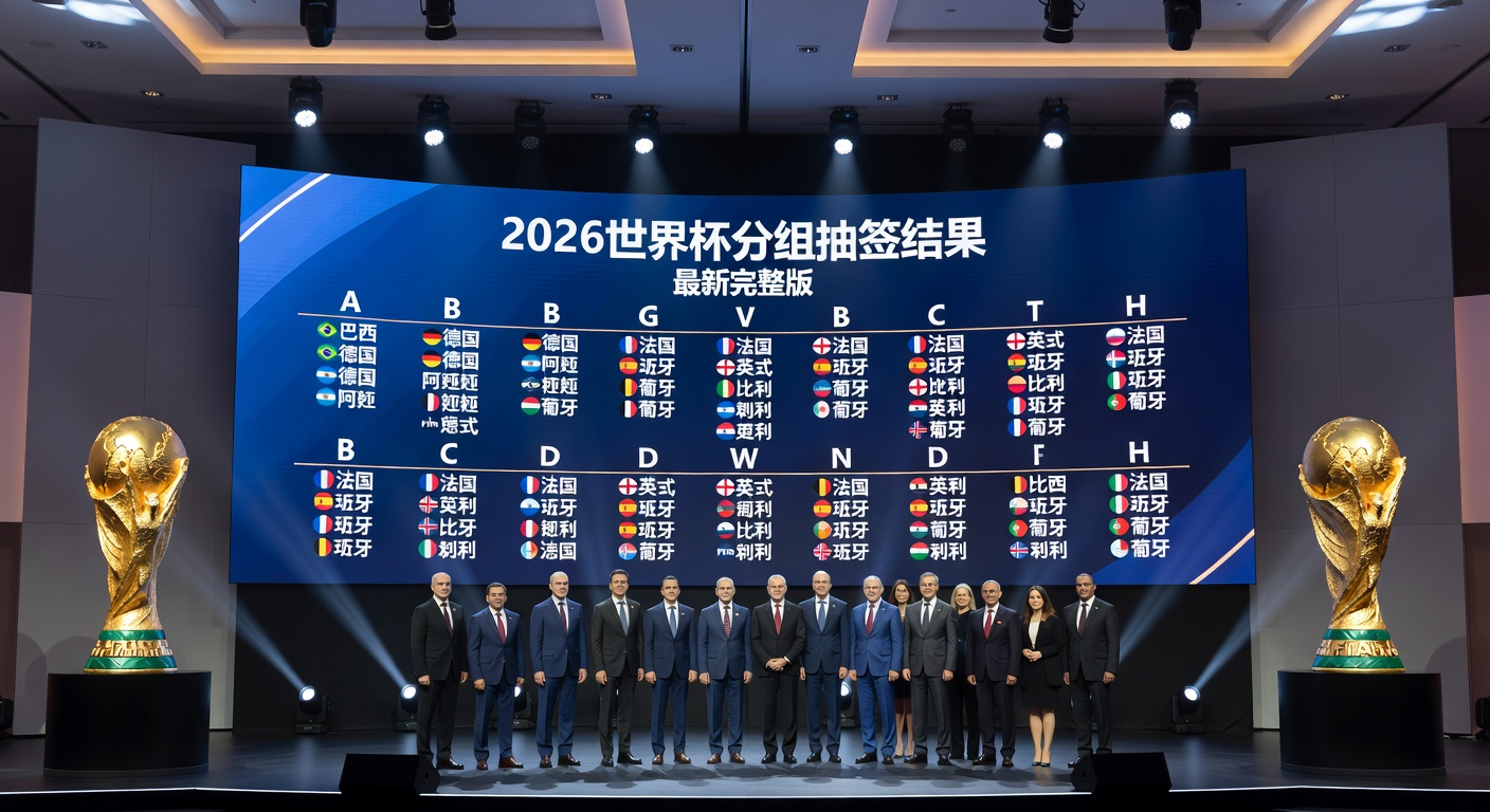 2026世界杯分组抽签结果图片：最新完整版