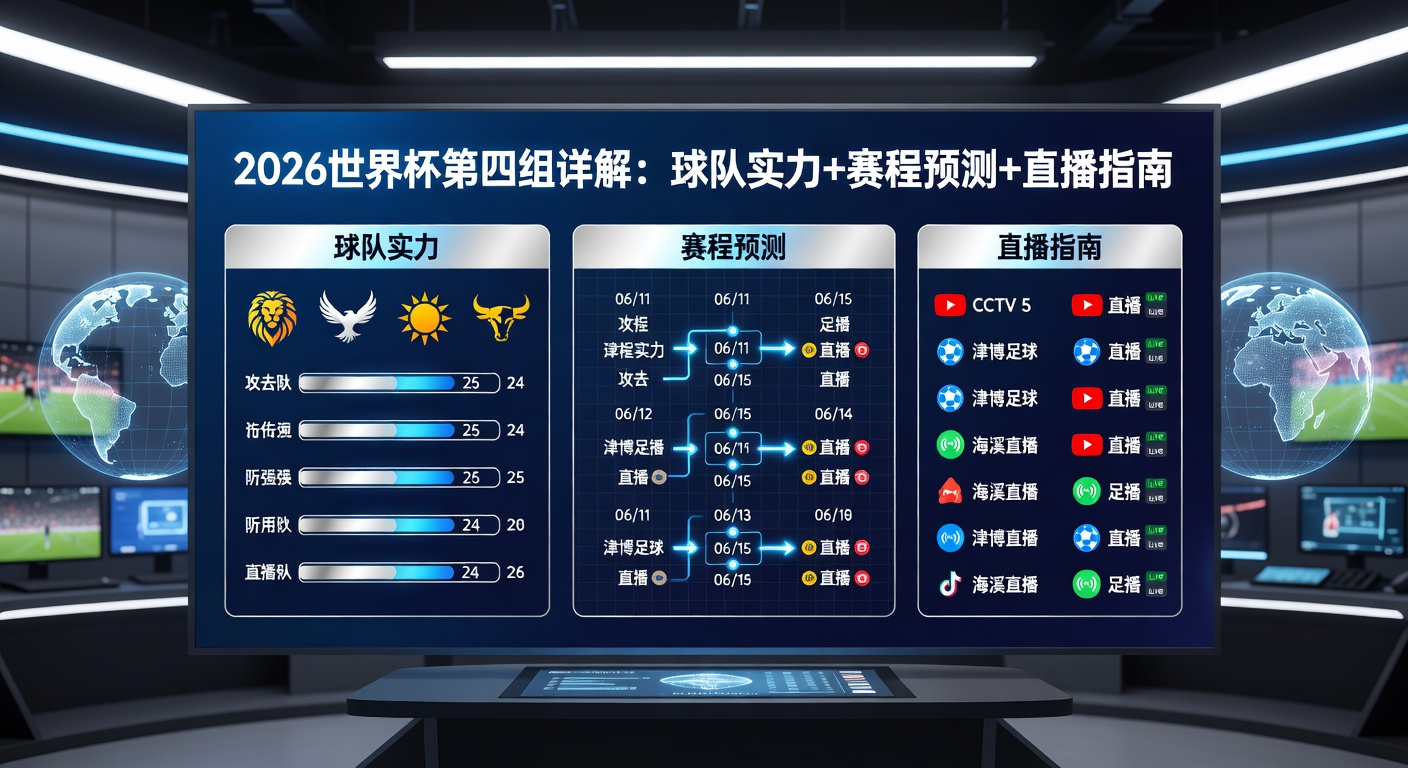 2026世界杯第四组详解：球队+赛程+预测