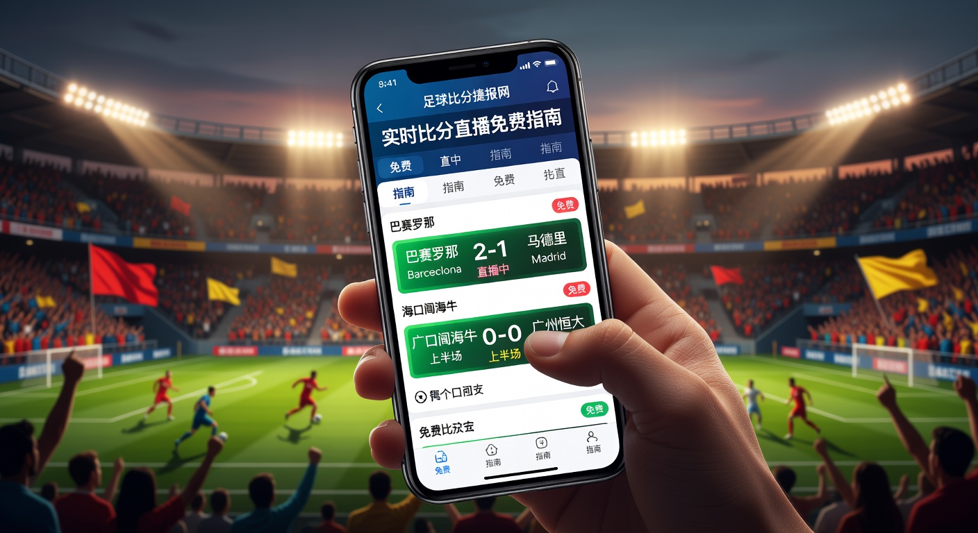 足球比分捷报网手机：实时比分直播免费指南