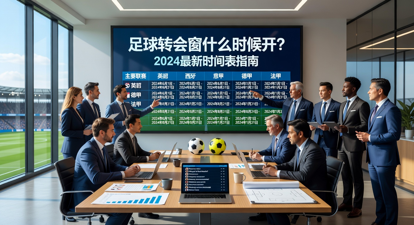 足球转会窗什么时候开？2024最新时间表指南