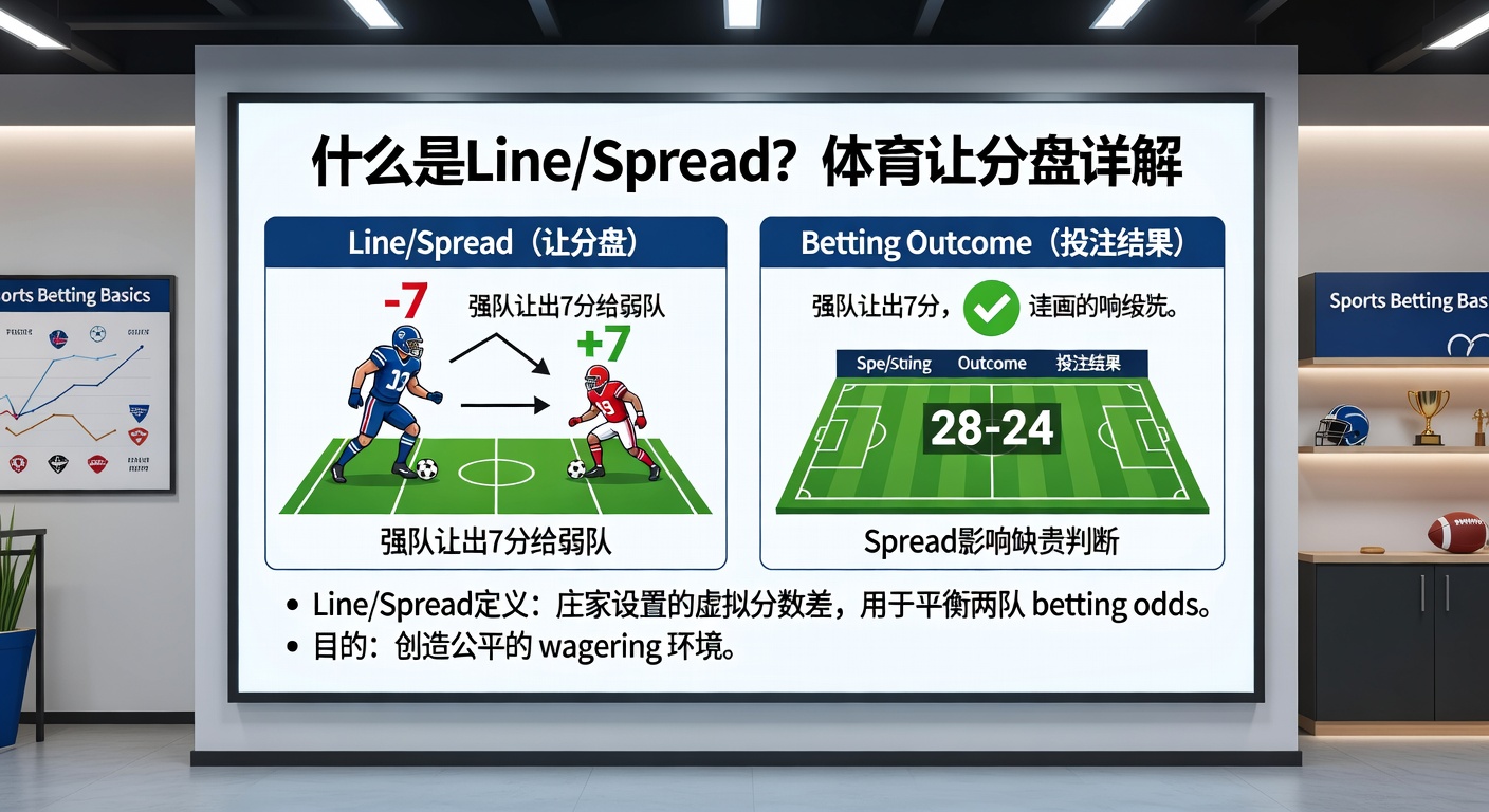 什么是Line/Spread？体育让分盘详解