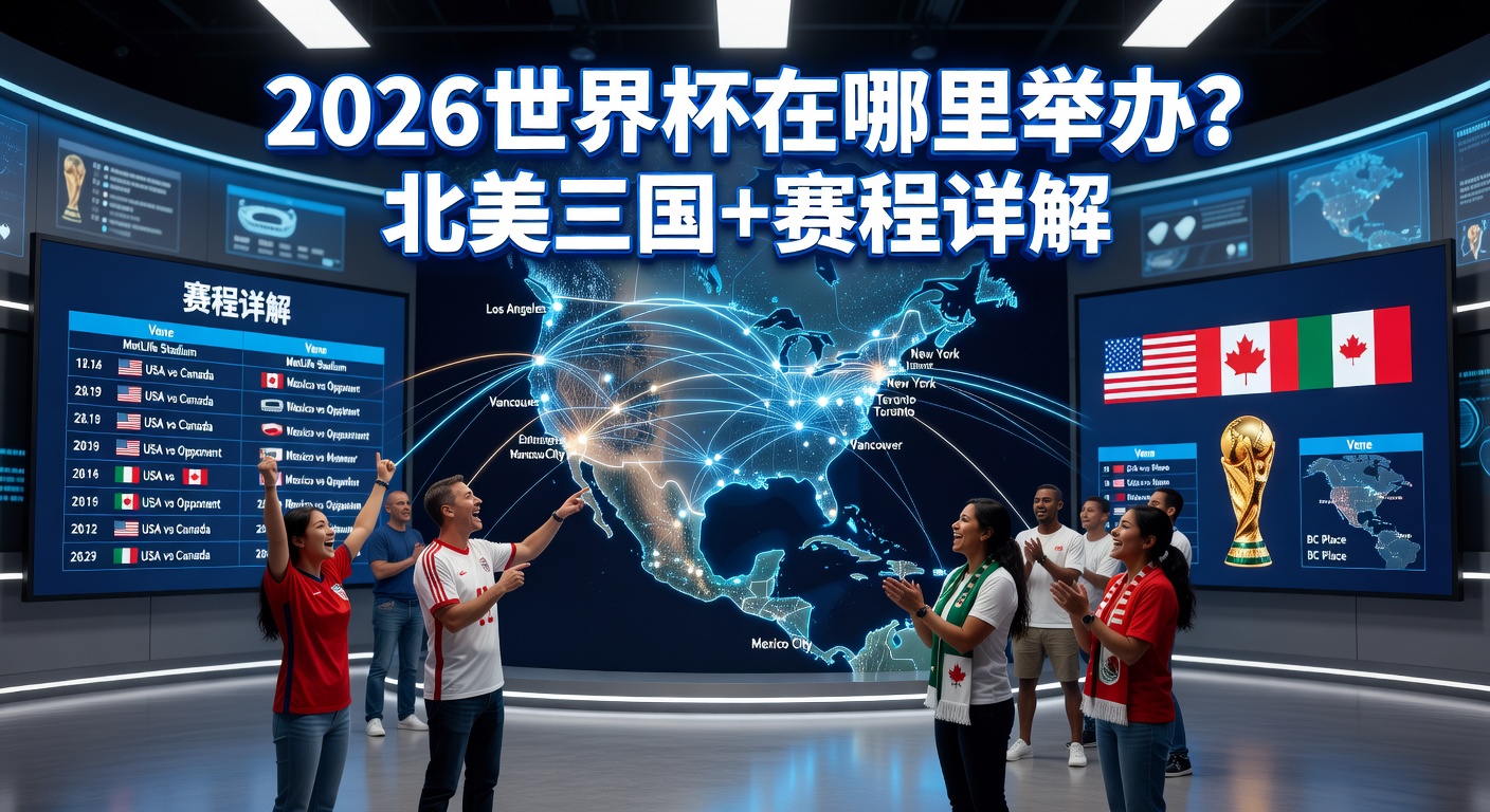 2026世界杯在哪里举办？北美三国+赛程详解