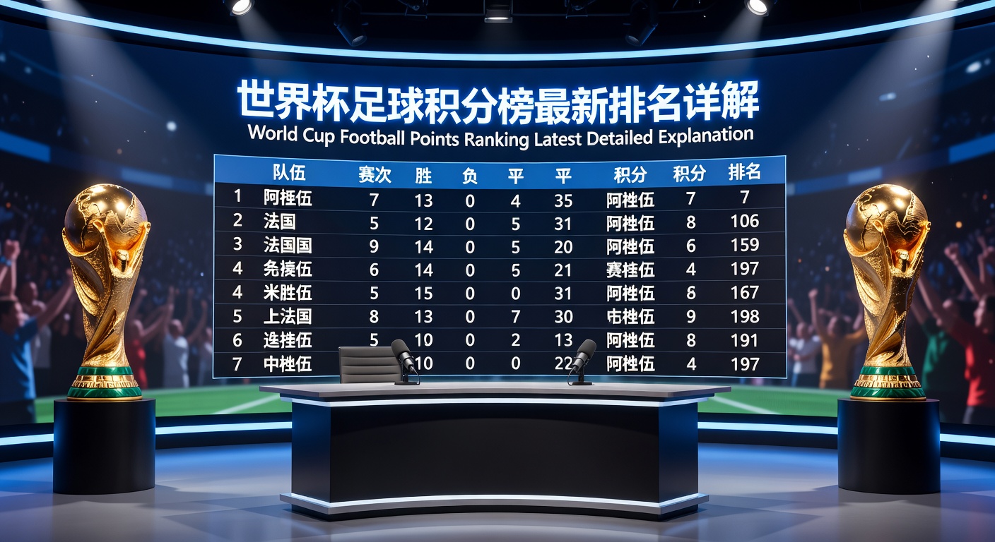 世界杯足球积分榜最新排名详解