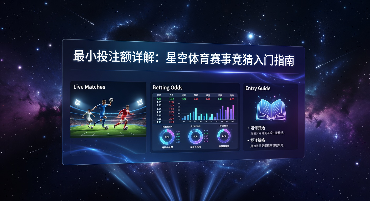最小投注额：星空体育赛事竞猜最低门槛解析