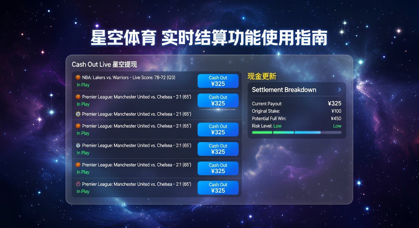 cash out live 指南：星空体育实时锁定竞猜资金技巧